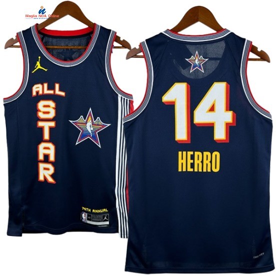 Acquista Maglia NBA 2025 All Star 14# Tyler Herro Marino
