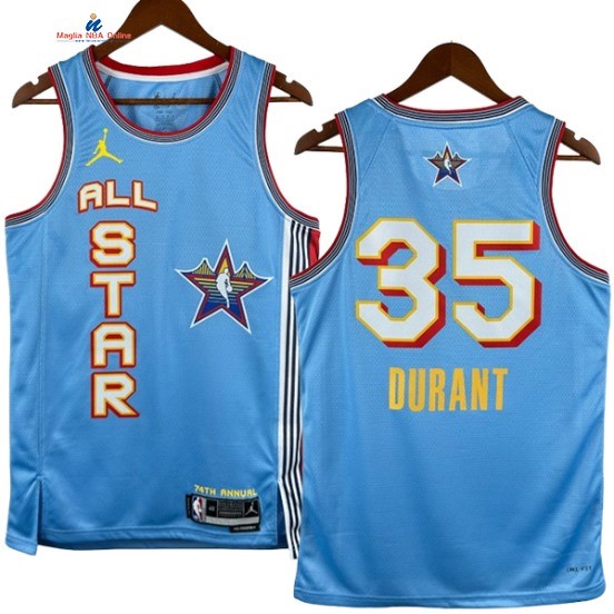 Acquista Maglia NBA 2025 All Star 35# Kevin Durant Blu