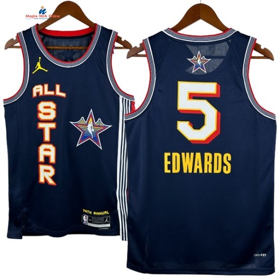 Acquista Maglia NBA 2025 All Star 5# Anthony Edwards Marino