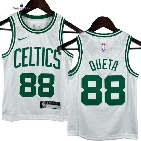 Acquista Maglia NBA Bambinis Boston Celtics 88# Neemias Queta Bianco Association 2024-25