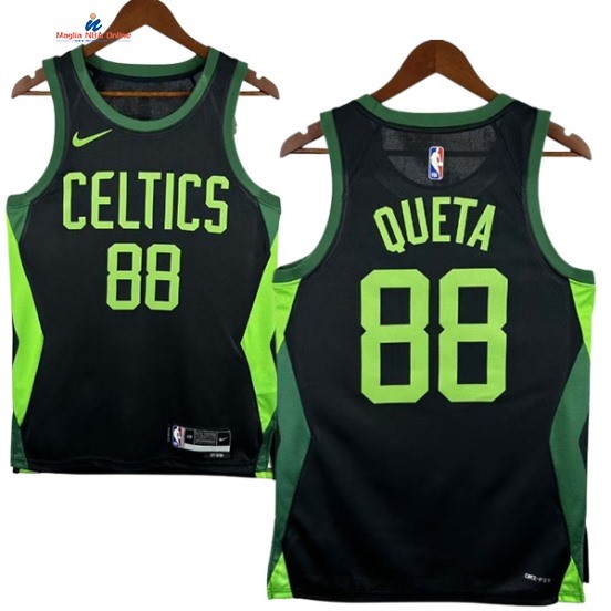 Acquista Maglia NBA Nike Boston Celtics 88# Neemias Queta Nero Città 2025
