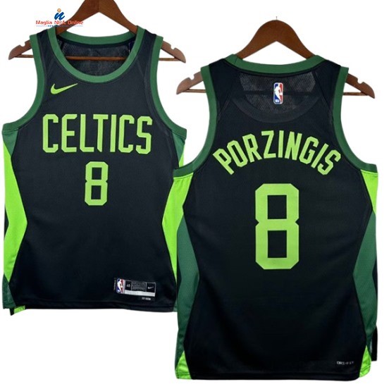 Acquista Maglia NBA Nike Boston Celtics 8# Jaylen Brown Nero Città 2025