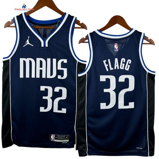 Acquista Maglia NBA Nike Dallas Mavericks 32# Cooper Flagg Marino Statement 2024-25
