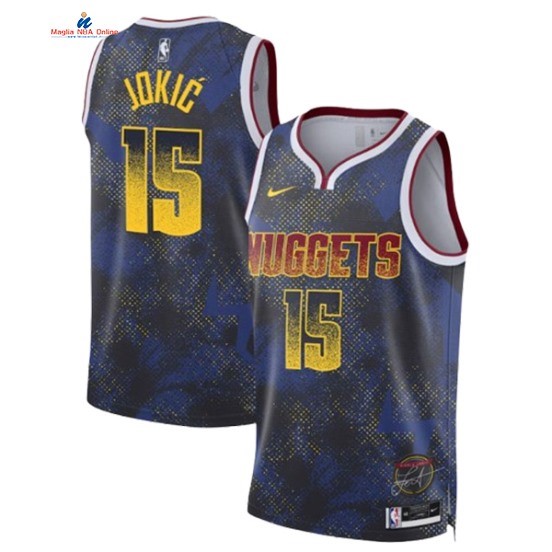 Acquista Maglia NBA Nike Denver Nuggets 15# Nikola Jokić Camuflaje Select Series 2025