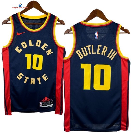 Acquista Maglia NBA Nike Golden State Warriors 10# Jimmy Butler III Nero Città 2025