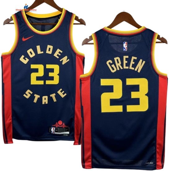 Acquista Maglia NBA Nike Golden State Warriors 23# Draymond Green Nero Città 2025