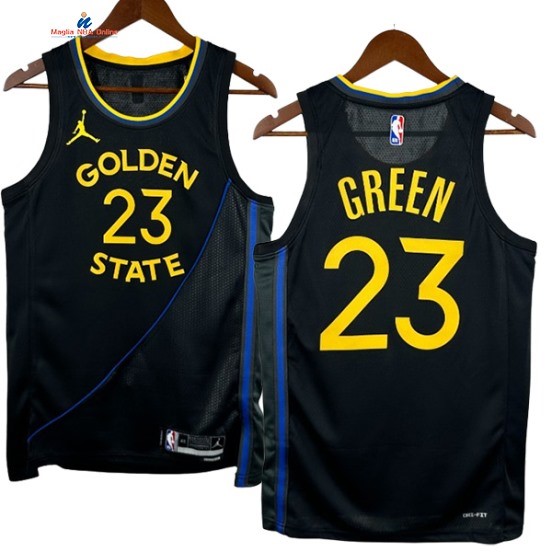 Acquista Maglia NBA Nike Golden State Warriors 23# Draymond Green Nero Statement 2025