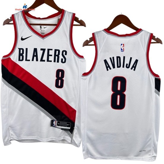Acquista Maglia NBA Nike Portland Trail Blazers 8# Deni Avdija Bianco Association 2024-25