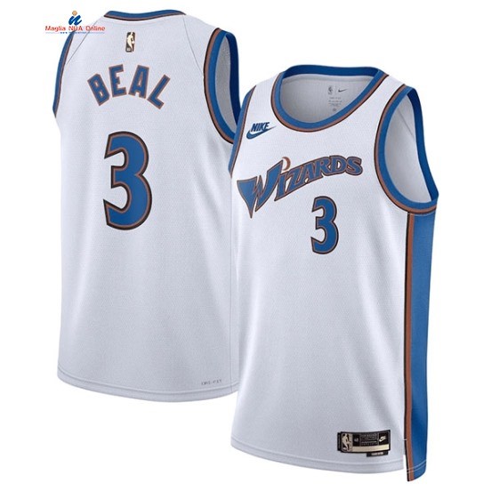 Acquista Maglia NBA Nike Washington Wizards 3# Bradley Beal Bianco Classic 2022-23