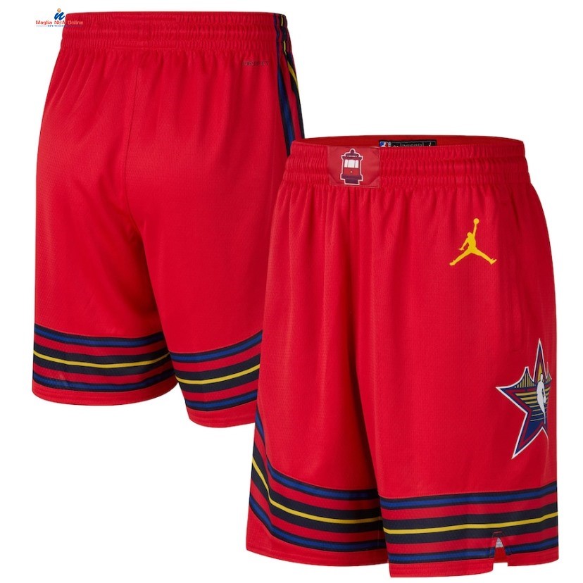 Acquista Pantaloni NBA 2025 All Star Rosso