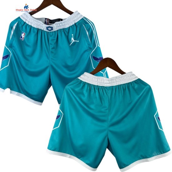 Acquista Pantaloni NBA Charlotte Hornets Blu Icon 2024