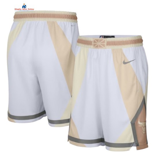 Acquista Pantaloni NBA Chicago Bulls Bianco Città 2024-25