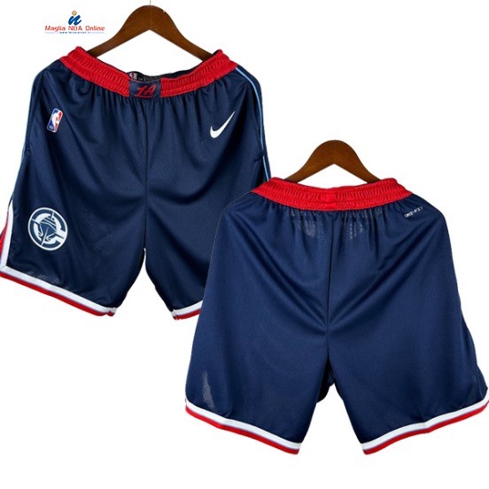 Acquista Pantaloni NBA Los Angeles Clippers Marino Icon 2024-25