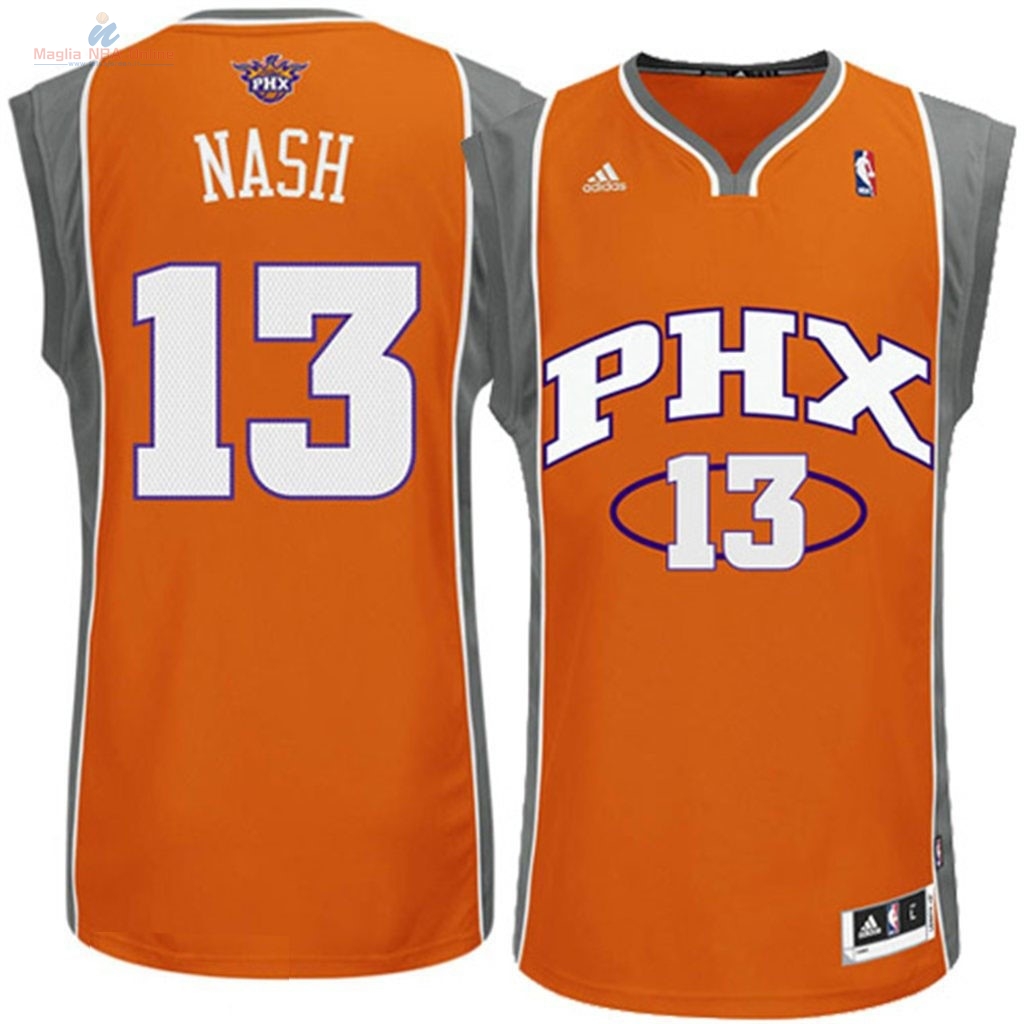 Acquista Maglia NBA Phoenix Suns #13 Steve Nash Arancia