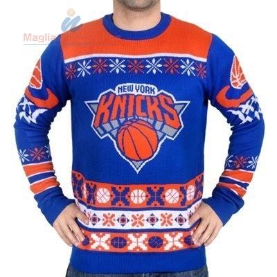 Acquista Maglione Ugly Unisex New York Knicks Blu