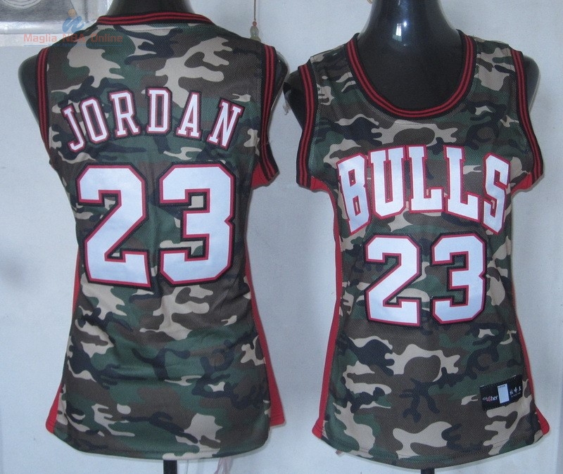 Acquista Maglia NBA Donna 2013 Camouflage Moda #23 Jodan