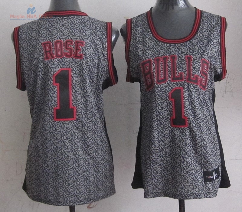 Acquista Maglia NBA Donna 2013 Fashion Statico #1 Rose