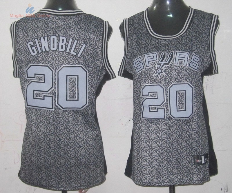 Acquista Maglia NBA Donna 2013 Fashion Statico #20 Manu Ginóbili