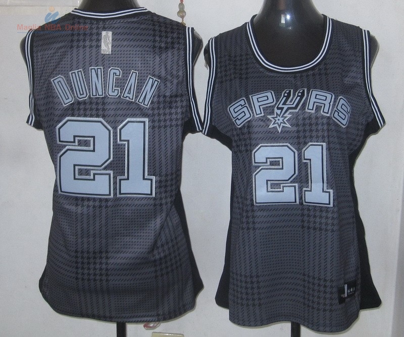 Acquista Maglia NBA Donna 2013 Fashion Statico #21 Duncan