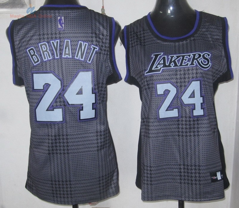 Acquista Maglia NBA Donna 2013 Fashion Statico #24 Kobe Bryant Porpora