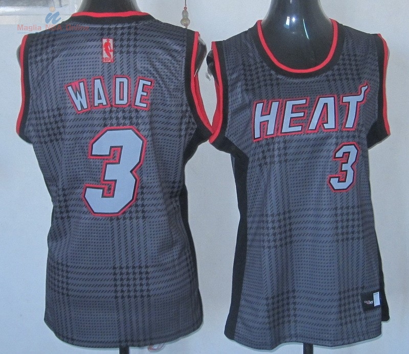 Acquista Maglia NBA Donna 2013 Fashion Statico #3 Wade