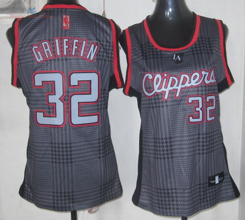 Acquista Maglia NBA Donna 2013 Fashion Statico #32 Griffin Rosso