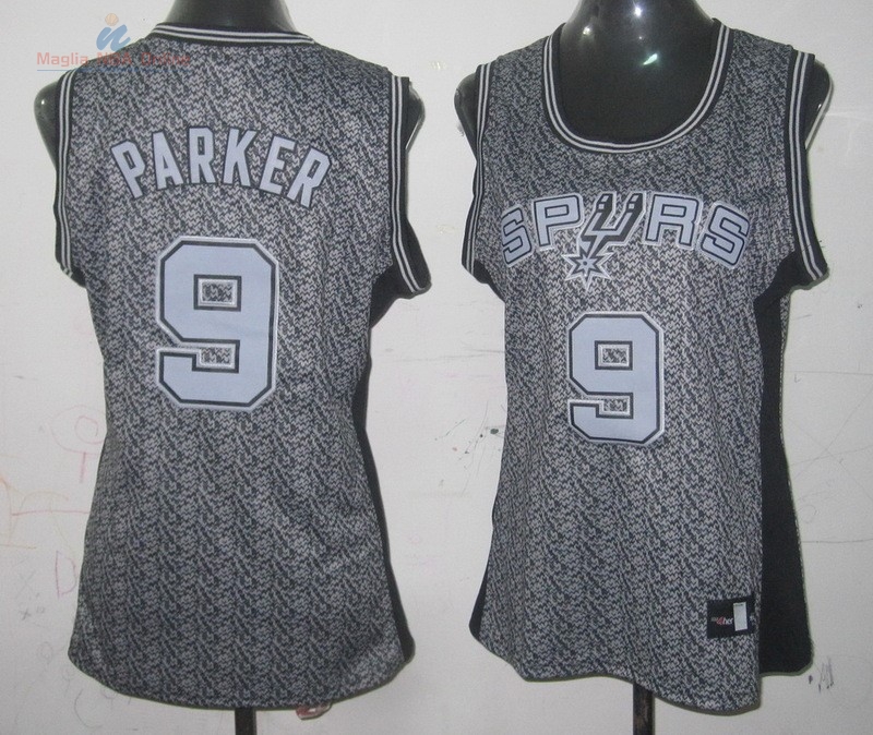 Acquista Maglia NBA Donna 2013 Fashion Statico #9 Tony Parker