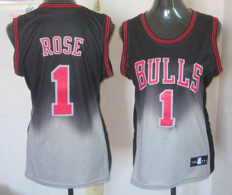 Acquista Maglia NBA Donna Moda Risuonare #1 Derrick Rose