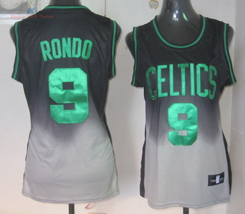 Acquista Maglia NBA Donna Moda Risuonare #9 Rajon Rondo