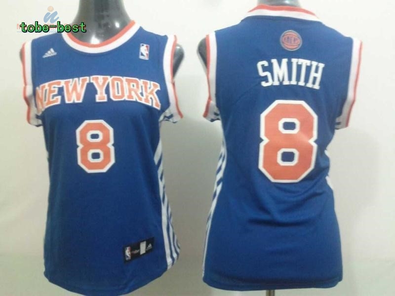 Acquista Maglia NBA Donna New York Knicks #8 JR.Smith Blu