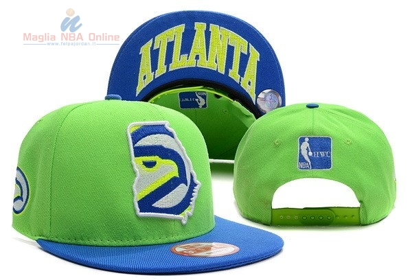 Acquista Cappelli 2016 Atlanta Hawks Verde Blu