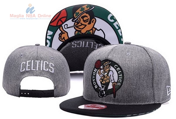 Acquista Cappelli 2016 Boston Celtics Grigio Nero