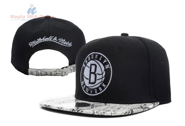 Acquista Cappelli 2016 Brooklyn Nets Bianco Nero