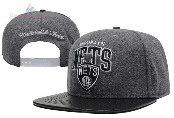 Acquista Cappelli 2016 Brooklyn Nets Grigio Profundo
