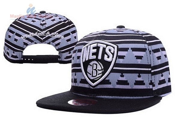 Acquista Cappelli 2016 Brooklyn Nets Grigio Striscia