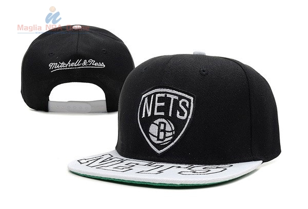 Acquista Cappelli 2016 Brooklyn Nets Nero Bianco