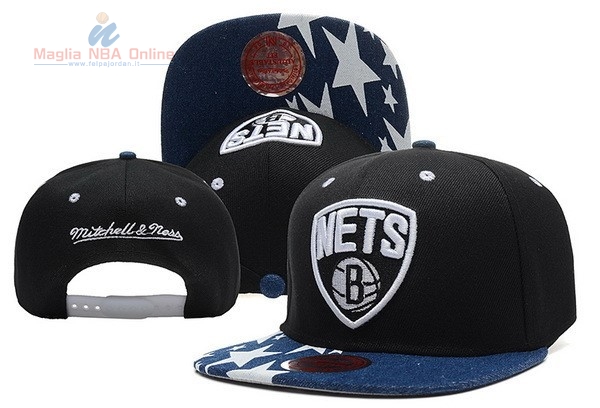 Acquista Cappelli 2016 Brooklyn Nets Nero Blu