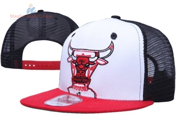 Acquista Cappelli 2016 Chicago Bulls Bianco 004