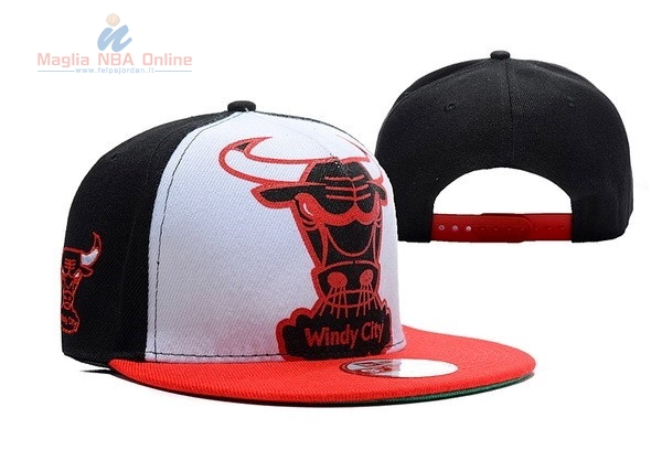 Acquista Cappelli 2016 Chicago Bulls Bianco 005