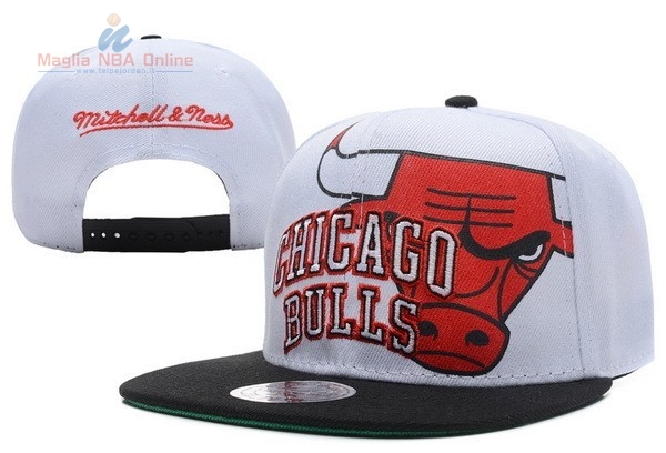 Acquista Cappelli 2016 Chicago Bulls Bianco