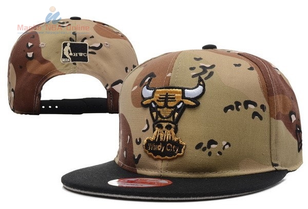 Acquista Cappelli 2016 Chicago Bulls Camouflage Marron