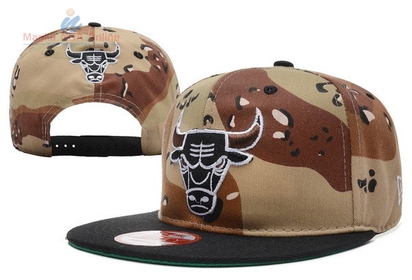 Acquista Cappelli 2016 Chicago Bulls Camouflage Nero