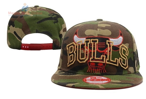 Acquista Cappelli 2016 Chicago Bulls Camouflage Verde