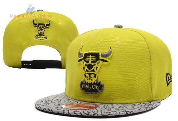 Acquista Cappelli 2016 Chicago Bulls Giallo