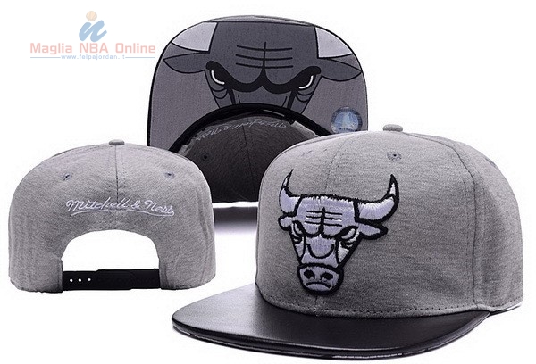 Acquista Cappelli 2016 Chicago Bulls Grigio 001