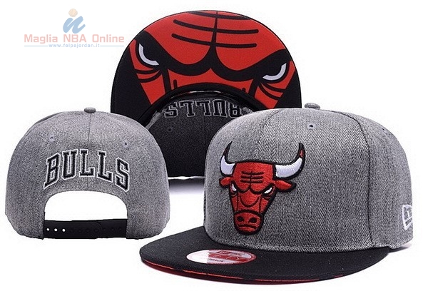 Acquista Cappelli 2016 Chicago Bulls Grigio 004