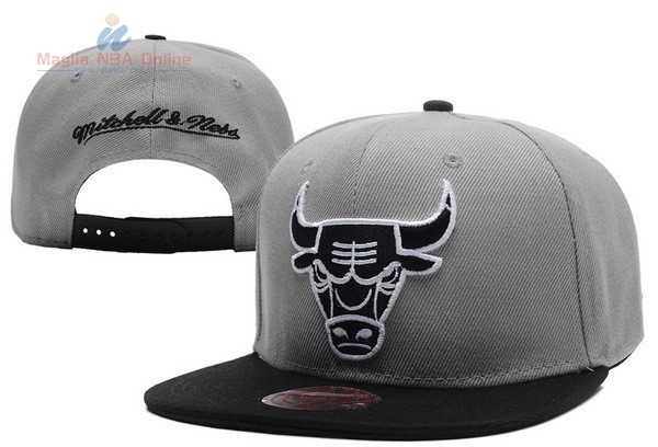 Acquista Cappelli 2016 Chicago Bulls Grigio Nero 001