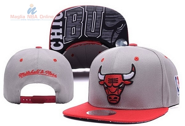 Acquista Cappelli 2016 Chicago Bulls Grigio Nero Rosso