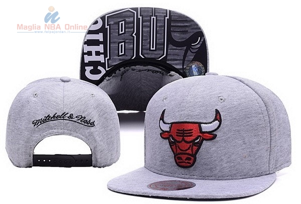 Acquista Cappelli 2016 Chicago Bulls Grigio