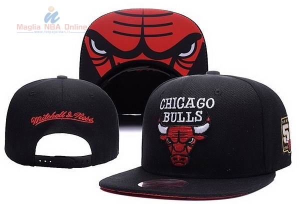 Acquista Cappelli 2016 Chicago Bulls Nero 001